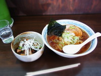 「らーめん (あっさり) 600円」@らーめん たむぞうの写真