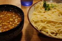 「つけそば・大、肉飯」@煮干そば 流。の写真