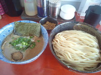 「二代目つけ麺、大盛、キーマ」@二代目狼煙 本店 葉隠製麺の写真