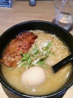 「塩らぁめん780円＋コッテリ＋味玉(ｸｰﾎﾟﾝ）」@麺屋宗 -sou- 中目黒店の写真