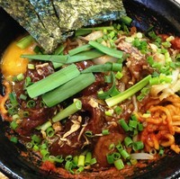 「【限定】牛筋レッドカレー和え麺」@麺屋 扇 SENの写真