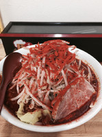 「地獄ラーメン」@へーちゃんラーメンの写真