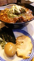 「【気まぐれ限定】牛スジレッドカレー」@麺屋 扇 SENの写真
