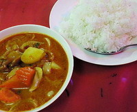 「ゲーン ルゥアン（イエローカレー）　７００円」@モンティーの写真