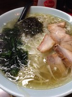 「塩カジメラーメン 700円」@さすけ食堂の写真