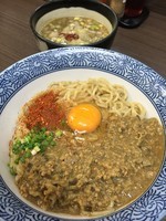 「【季節限定】牡蠣味噌かま玉つけそば￥930」@頓知房の写真