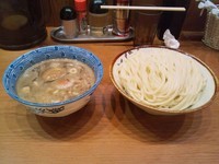「濃厚つけ麺特盛り（880円）+味玉（100円）」@麺や百日紅の写真