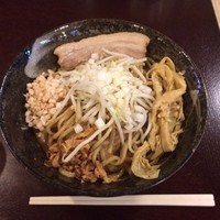 「限定  えびまぜそば 大盛り」@麺堂 稲葉の写真