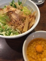 「まぜそば」@つけめん TETSU 武蔵小杉店の写真