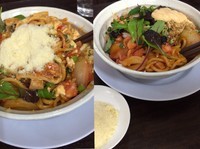 「ナイトゲリラー 焼き・ナポリそば810円」@丸直の写真