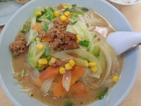 「みそ野菜874円」@くるまやラーメン 箕輪店の写真