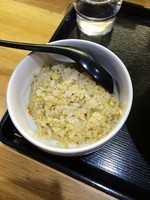 「らーめんセット（半炒飯）650円」@ラーメン三吉の写真