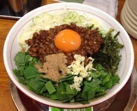 「台湾まぜそば(限定･追い飯付)大盛(780円＋100円)」@支那そば亭 中町店の写真