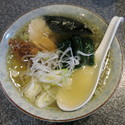 鶏塩ラーメン＋玉子：680円＋100円