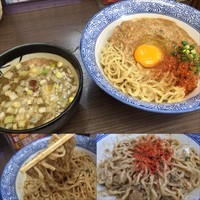 「【季節の限定】牡蠣味噌かま玉つけそば 930円」@頓知房の写真