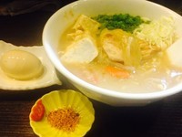 「（限定）特製とん汁ラーメン¥880＋お供ライス¥50＋味玉¥0」@麺処 夏海の写真