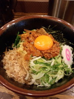 「台湾油そば（ニンニク有り・大盛同料金）890円」@油そば専門店 ぶらぶら 京橋店の写真