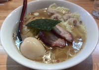 「塩わんたんそば+味玉（９３０円）」@支那そば なかじまの写真