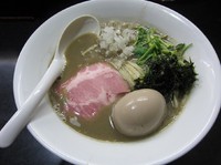 「限定　濃厚そば（７８０円）＋味玉＋和え玉」@麺処 晴の写真