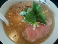 「【冬季限定】背脂煮干そば （150211）」@中華そば 田家 本店の写真