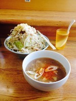 「つけ麺アツモリ 野菜ニンニク脂」@ラーメン そらの写真