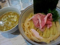 「【気まぐれ限定】煮干しつけそば」@中華そば 四つ葉の写真