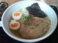 「東京煮干しらーめん（塩）」@ラーメン我道 沖縄店の写真