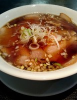 「青森シャモロック 肉そば」@めん処 成 SEIの写真