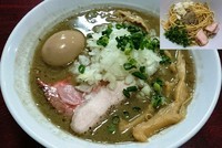 「【限定】濃厚煮干そば 800円＋和え玉150円」@麺屋 むじゃきの写真