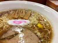 「中華麺　中盛　麺カタメ」@三鷹大勝軒の写真