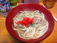 「ナンコツソーキそば」@三丁目そばの写真