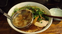 「追い鶏節らーめん醤油930円＋大盛50円」@G麺7の写真