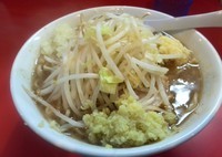 「ミニらーめん＋しょうが（野菜少なめ・にんにく・たまねぎ）」@麺屋 桐龍の写真