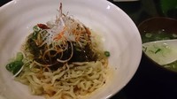 「汁なし担担麵（600円）＋ライス（0円）」@汁なし担々麺 ちりちりの写真