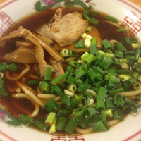 「高井田中華そば」@麺鶏 宮崎郷土料理どぎゃん 立売堀店の写真