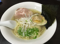 「【2周年限定】貝出汁ラーメン500円」@へべれ家の写真