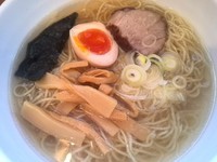 「支那そば　塩　500円」@かみもっちうどんの写真