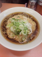「かき揚げそば440円」@常盤軒 山手線ホーム店の写真