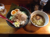 「醤油炊きしろぼし味玉つけ麺(大盛り)」@つけ麺 しろぼしの写真