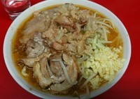 「[期間限定]ラーメン＋味噌3.2　ニンニクアブラ　800円」@ラーメン二郎 西台駅前店の写真