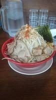 「メガ味噌豚野郎ラーメン」@重厚煮干中華そば 大ふく屋の写真