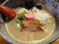 「【期間限定】塩煮干し豚骨らーめん」@豚骨らーめん れんの写真