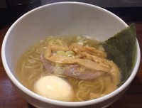 「塩燻製味玉そば(800円)」@中華そば 一信の写真