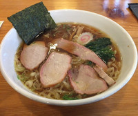 「手打中華そば大盛り  680円➕150円」@白河手打中華 賀乃屋の写真