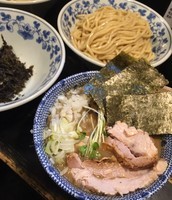 「【限定】特製塩つけ麺（中盛り）￥1000＋ビール￥500」@狼煙 〜NOROSHI〜の写真