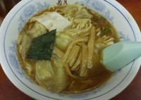 「ワンタンメン　580円」@中華若月の写真