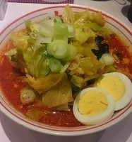 「北極やさいラーメン　辛さ2倍　930円」@蒙古タンメン 中本 新宿店の写真
