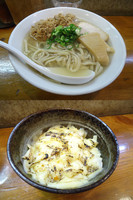 「『銀だらごまだし麺+〆のチーズご飯(￥800+150)』」@らーめん・つけめん いつ樹の写真