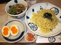 「玉子付ざるらーめん　850円」@与ろゐ屋の写真