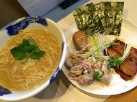 「【夜の部10食程度気まぐれ限定】鯛塩そば￥890（替え玉付き）」@麺屋 扇 SENの写真